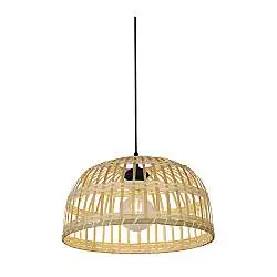 Sospensione Nordica Bali Policarbonato Nero 1 Luce E27
