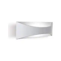 Applique Per Esterni Ed Interni In Alluminio Bianco Led 12W 400 Lm 3000K Moon