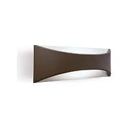 Applique Per Esterni Ed Interni In Alluminio Marrone Led 12W 400 Lm 3000K Moon