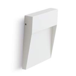 Segnapasso Esterno In Alluminio Bianco Led 3 W Piccola 3000K Geo Square IP65 Segnapasso Esterno In Alluminio Bianco Led 3 W Piccola 3000K Geo Square IP65