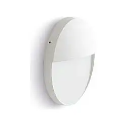 Applique Segnapasso In Alluminio Bianco Led 3W 123 Lm 3000K Piccola Geo Round