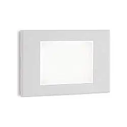 Segnapasso In Alluminio Bianco Led 3 W 300 Lm 3000K Spina