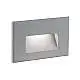 Segnapasso In Alluminio Svasato Liscio Grigio Led 3 W 300 Lm 3000K Spina
