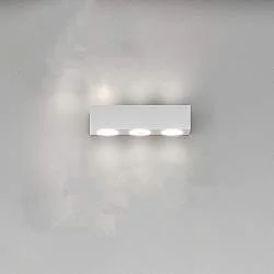 Applique Moderna Area Metallo Bianco 6 Luci Gx53