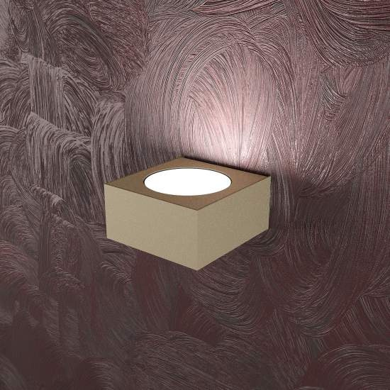 Applique Moderna Area Metallo Sabbia 1 Luce Gx53 1127_AP-SA