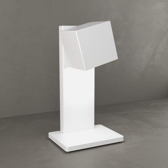 Lampada Scrivania Moderna Area Metallo Bianco 1 Luce Gx53 1127_P-BI