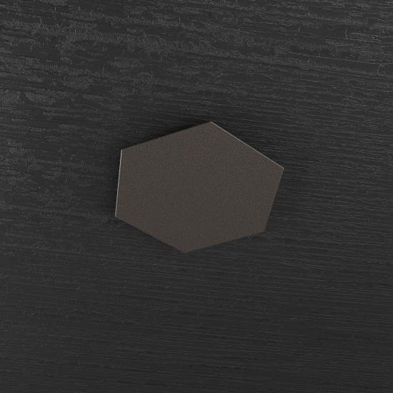 Plafoniera Industrial-Minimal Decorativa Hexagon Metallo Marrone 1142_1D-MA