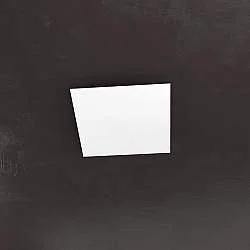 Applique Moderna Decorativa Eccentric Metallo Bianco