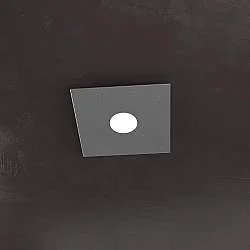 Applique Moderna Eccentric Metallo Antracite 1 Luce Gx53