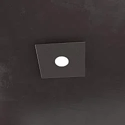 Applique Moderna Eccentric Metallo Marrone 1 Luce Gx53