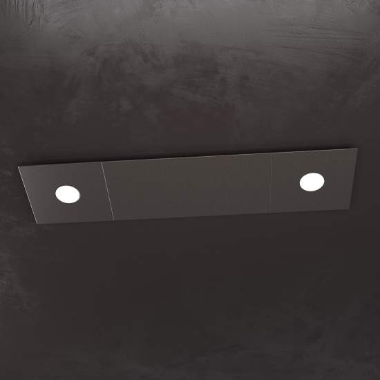 Applique Moderna 4 Moduli Eccentric Metallo Marrone 2 Luci Gx53 1156_2L2D-MA