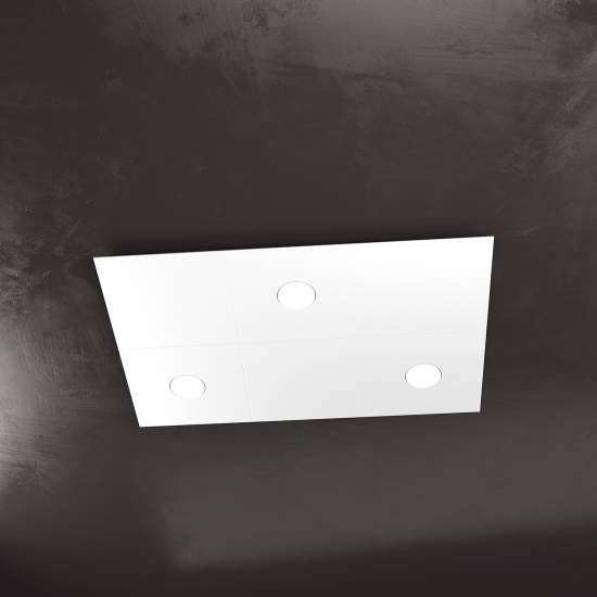 Applique Moderna 6 Moduli Eccentric Metallo Bianco 3 Luci Gx53 1156_3L3D-BI