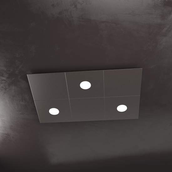 Applique Moderna 6 Moduli Eccentric Metallo Marrone 3 Luci Gx53 1156_3L3D-MA