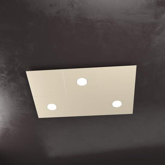 Applique Moderna 6 Moduli Eccentric Metallo Sabbia 3 Luci Gx53 1156_3L3D-SA