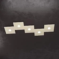 Applique Moderna Eccentric Metallo Sabbia 5 Luci Gx53