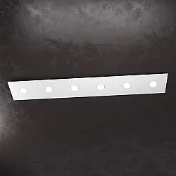 Applique Moderna Eccentric Metallo Grigio 6 Luci Gx53