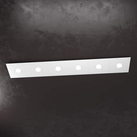 Applique Moderna Eccentric Metallo Grigio 6 Luci Gx53 1156_6L-GR