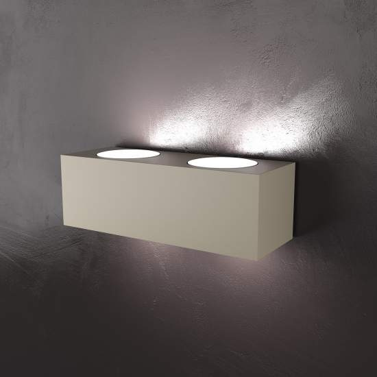 Applique Moderna Eccentric Metallo Sabbia 4 Luci Gx53 Biemissione 1156_A4-SA