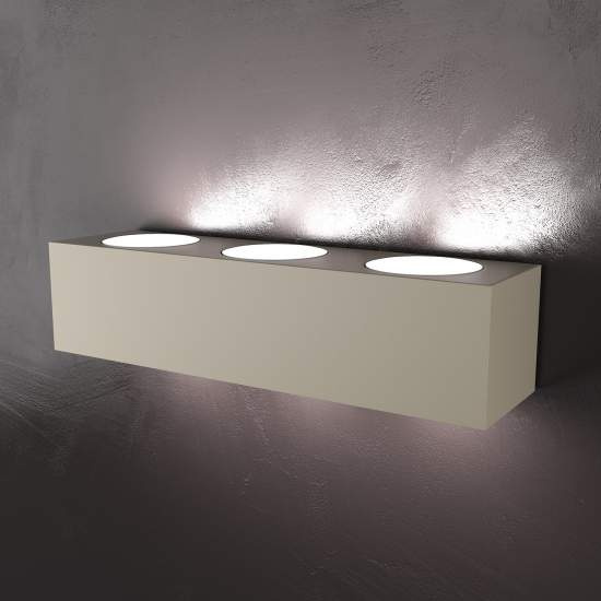 Applique Moderna Eccentric Metallo Sabbia 6 Luci Gx53 Biemissione 1156_A6-SA