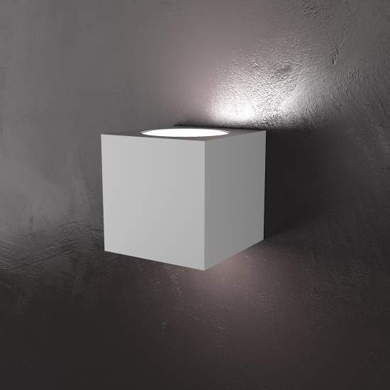 Applique Moderna Eccentric Metallo Grigio 2 Luci Gx53 Biemissione 1156_AG-GR