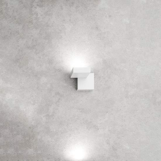 Applique Moderna Up Metallo Grigio 1 Luce Gx53 1183_A-GR