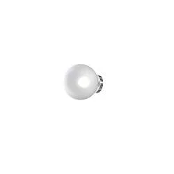 Applique Contemporanea Eclipse Metallo Cromo Vetro Bianco Fog 1 Luce G9