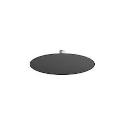Plafoniera Moderna Disk Metallo Antracite 9 Luci Gx53