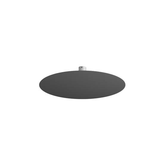 Plafoniera Moderna Disk Metallo Antracite 9 Luci Gx53 1186_62-GA
