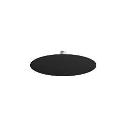 Plafoniera Moderna Disk Metallo Nero 9 Luci Gx53