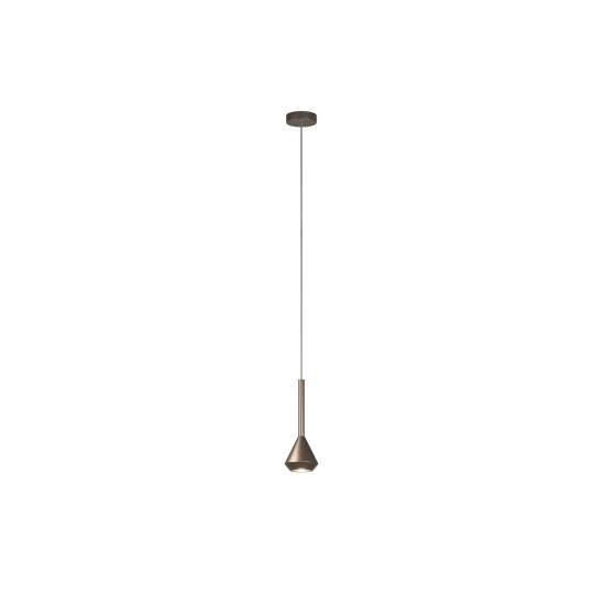 Sopsensione Moderna Aygo Metallo Bronzo 1 Luce Gu10 1202BR_S1-BR