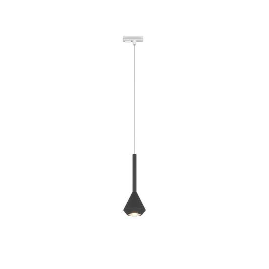 Sopsensione Binario Moderna Aygo Metallo Bianco Nero 1 Luce Gu10 1202MONOBI_S1-NE