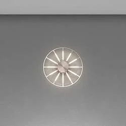 Plafoniera-Applique Around You Metallo Rosato Satinato Led A Vista 25W 3000K