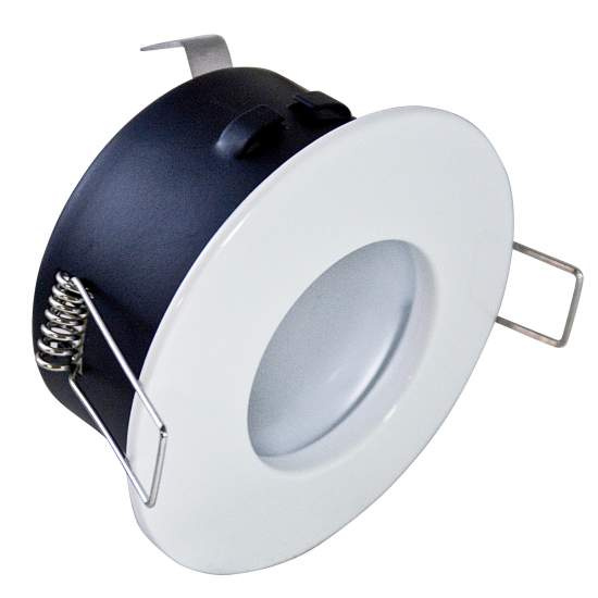Faretto Incasso Bath Tondo Alluminio Bianco 1 Luce Gu10 BATH-T-BI