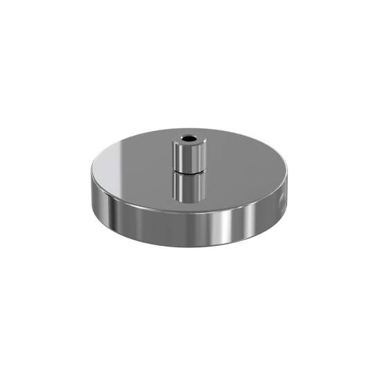 Rosone Metallo Cromo 1 Foro D10Cm R10T1-CR