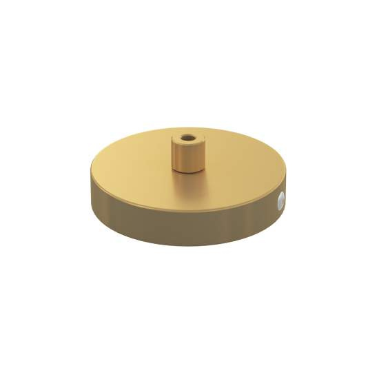 Rosone Metallo Oro Opaco 1 Foro D10Cm R10T1-OO