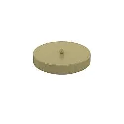 Rosone Tondo Multiforo Metallo Ottone 7 Uscite D10Cm