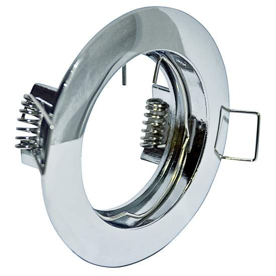 Faretto Incasso Run Tondo Alluminio Cromo 1 Luce Gu10 RUN-T-CR