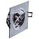 Faretto Incasso Toy Orientabile Quadrato Alluminio Satinato 1 Luce Gu10