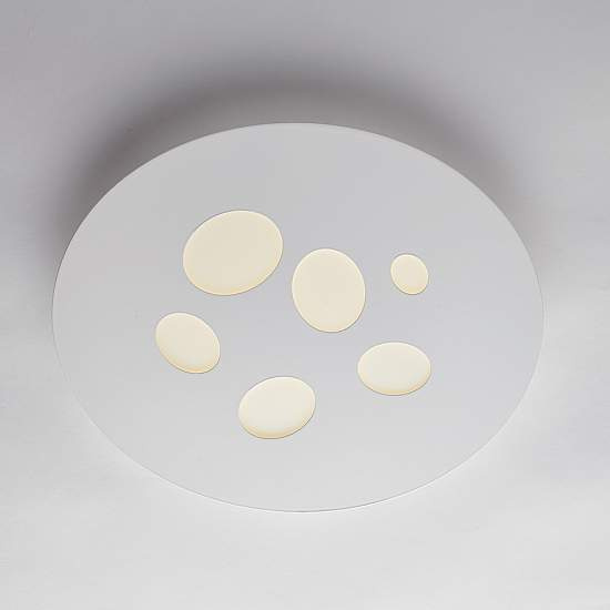 Plafoniera Moderna Led Integrato diam.32 Metallo e Alluminio Bianco Serie Asole | Plafoniere - Lampade da soffitto | Luce Art Shop Plafoniera Moderna Led Integrato diam.32 Metallo e Alluminio Bianco Serie Asole | Be Light