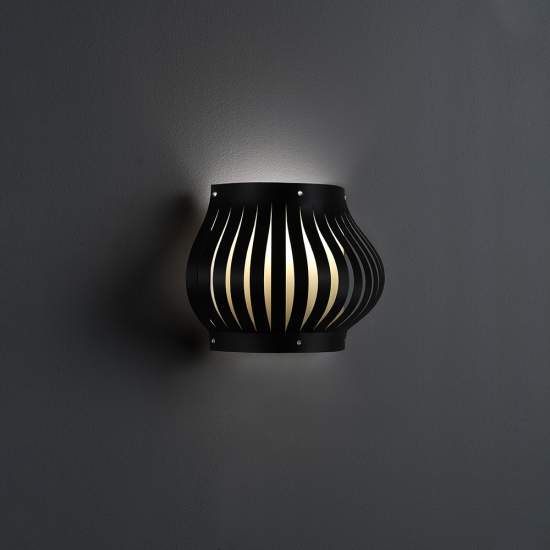 Applique Balcony Helios 1 Luce In Polilux Nero Made In Italy | Appliques - Lampade da Parete | Luce Art Shop Applique Balcony Helios 1 Luce In Polilux Nero Made In Italy | Linea Zero