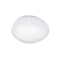 Plafoniera Contemporanea Sileras-Z Piccola Led Acciaio Bianco