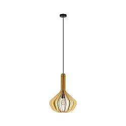 Lampadario Industrial Velasco 1 Luce Acciaio Nero