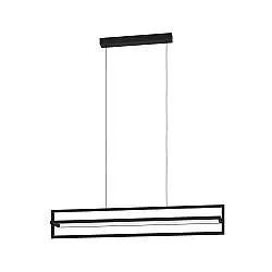 Lampadario Moderno Siberia Led Acciaio Nero