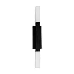 Applique Moderna Alcudia Alluminio Nero 2 Luci Led 5,5W