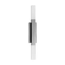 Applique Moderna Alcudia Alluminio Cromo 2 Luci Led 5,5W