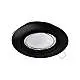 Faretto Ad Incasso Moderno Peneto In Acciaio Nero 1 Luce Gu10 4,6W