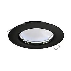 Faretto Ad Incasso Moderno Peneto In Acciaio Nero 1 Luce Gu10 2,8W