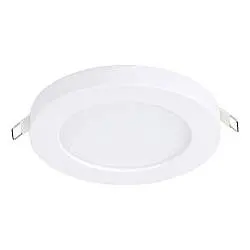 Faretto Ad Incasso Moderno Fueva Flex Alluminio Bianco Led Integrato 5,5W 4000K