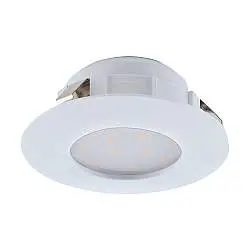 Faretto Ad Incasso Contemporaneo Pineda Policarbonato Bianco Led Integrato 4,9W