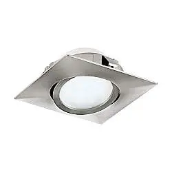 Faretto Ad Incasso Contemporaneo Pineda Policarbonato Nichel Satinato Led 4,9W